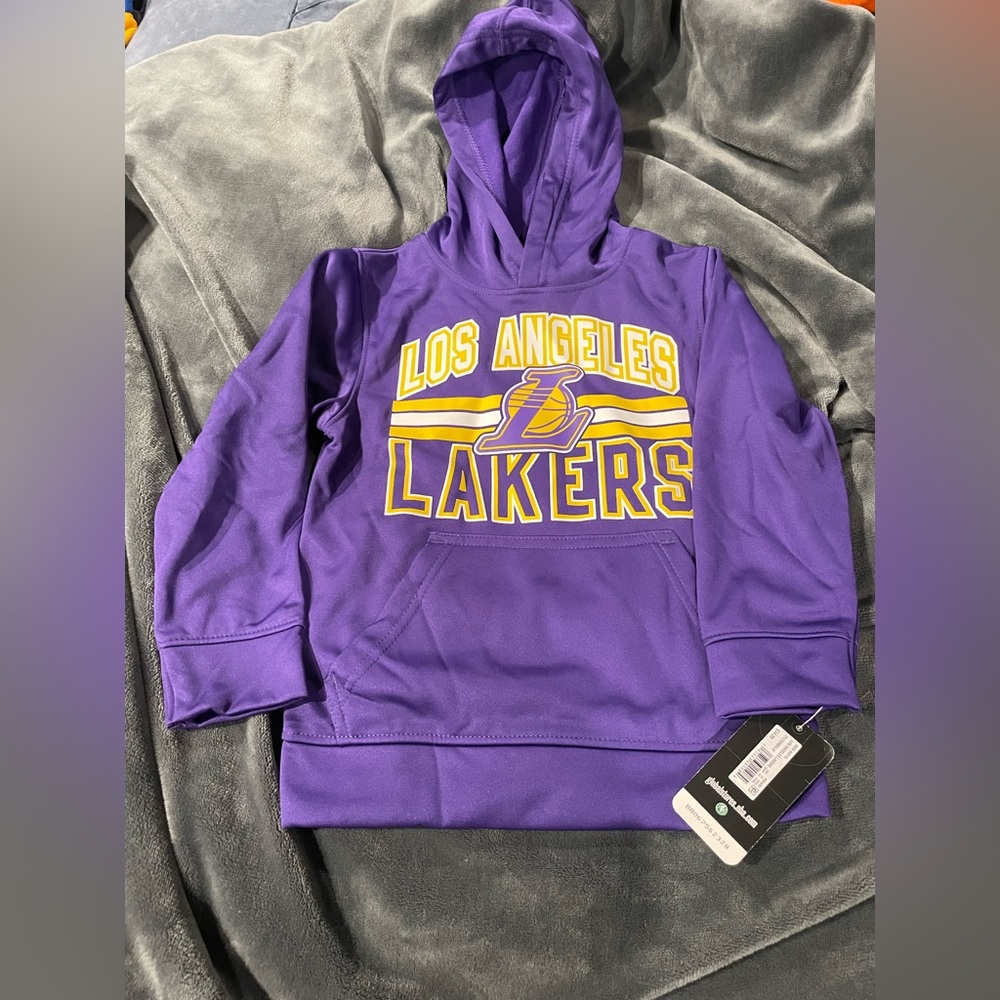 LA Lakers NBA Boys MVP Super Soft Pullover Hoodie‎ Sweatshirt. Size XS (4/5)